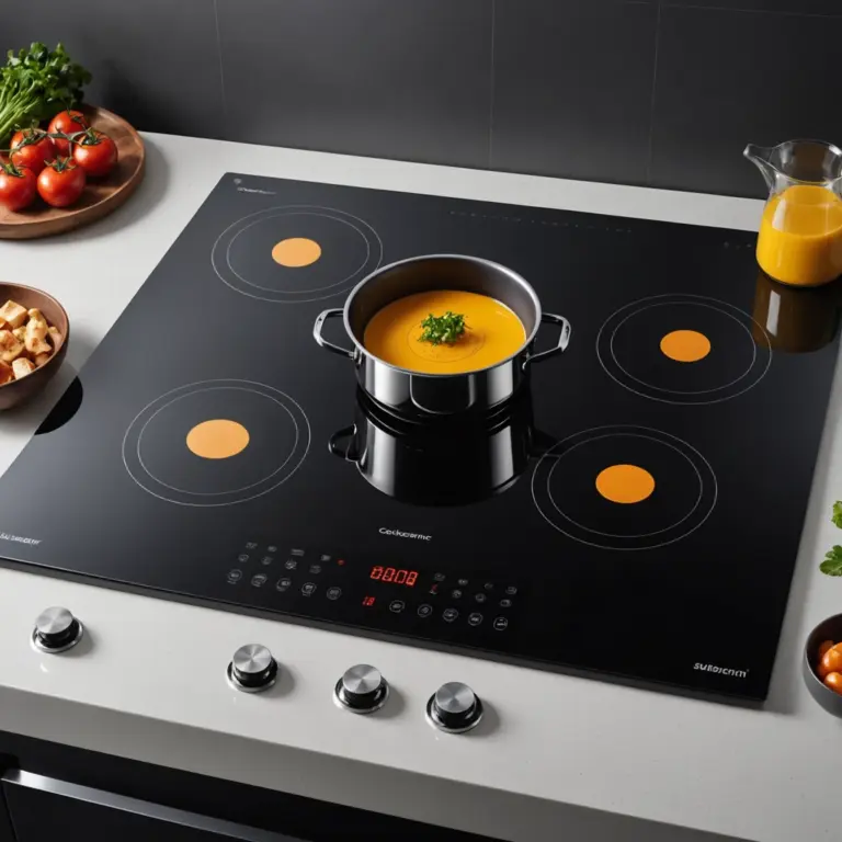 Vitrocerámica de inducción negra instalada en cocina moderna - Neocvark electricista Valencia